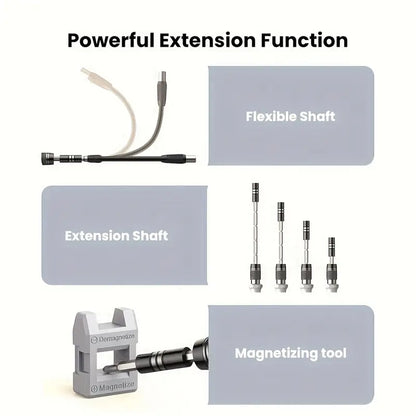[115-in-1 Screwdriver Set] 115-in-1 Upgraded Screwdriver Set with Strong Magnetic and High Hardness | Multifunctional Disassembly Tool Set for Mobile Phones, Tablets, and Small Appliances