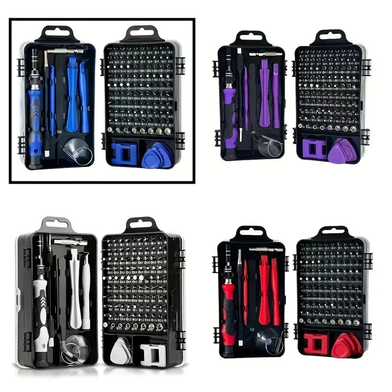 [115-in-1 Screwdriver Set] 115-in-1 Upgraded Screwdriver Set with Strong Magnetic and High Hardness | Multifunctional Disassembly Tool Set for Mobile Phones, Tablets, and Small Appliances