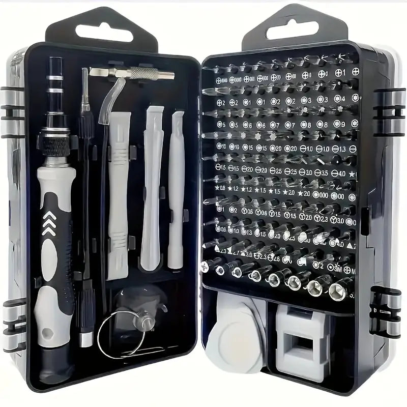 [115-in-1 Screwdriver Set] 115-in-1 Upgraded Screwdriver Set with Strong Magnetic and High Hardness | Multifunctional Disassembly Tool Set for Mobile Phones, Tablets, and Small Appliances