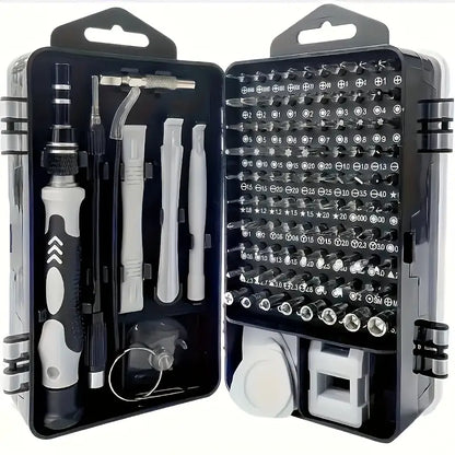 [115-in-1 Screwdriver Set] 115-in-1 Upgraded Screwdriver Set with Strong Magnetic and High Hardness | Multifunctional Disassembly Tool Set for Mobile Phones, Tablets, and Small Appliances